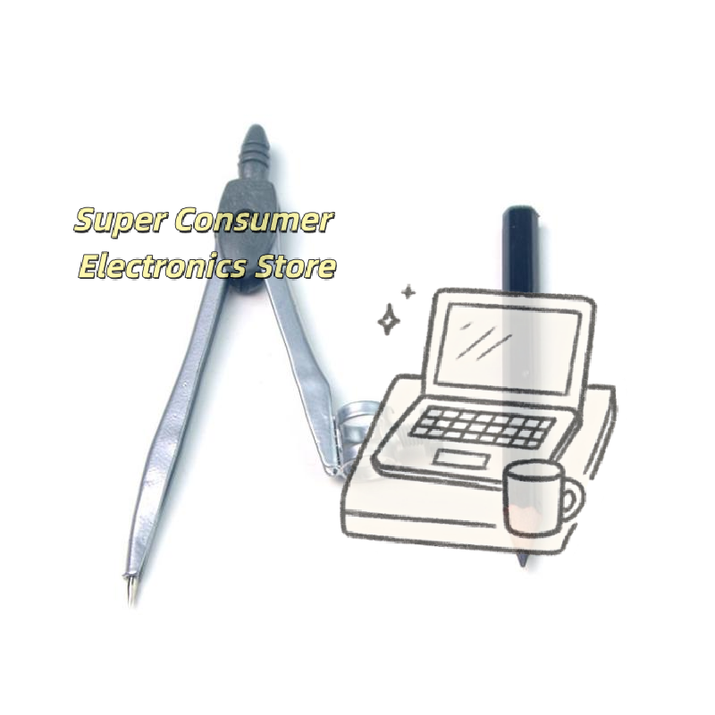 Metal Locking Compass Set Anti - Math Geometry Set With Compass recension och pris