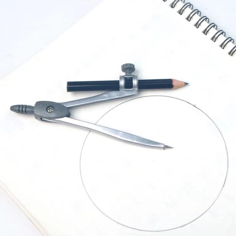Metal Locking Compass Set Port - Math Geometry Set With Compass recension och pris