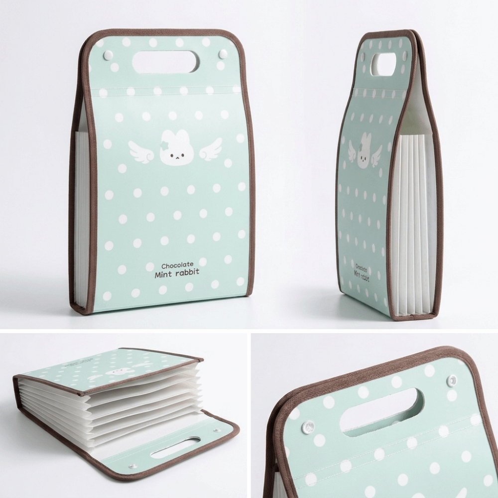 Expandable Polka Point Expandi - Expandable Accordion File Folder 13 Pockets recension och pris